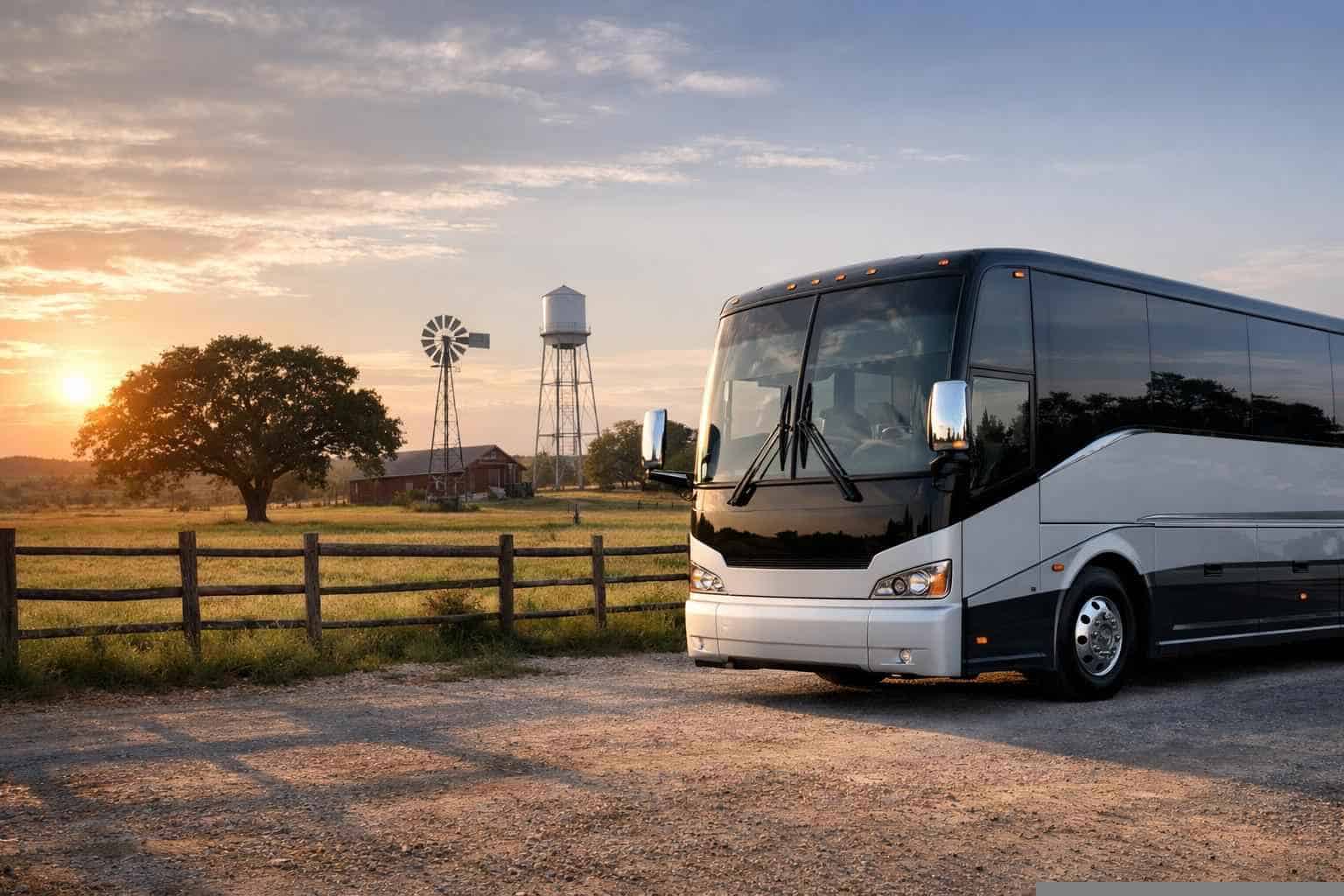 Charter Bus Rental Near Me La Vernia TX