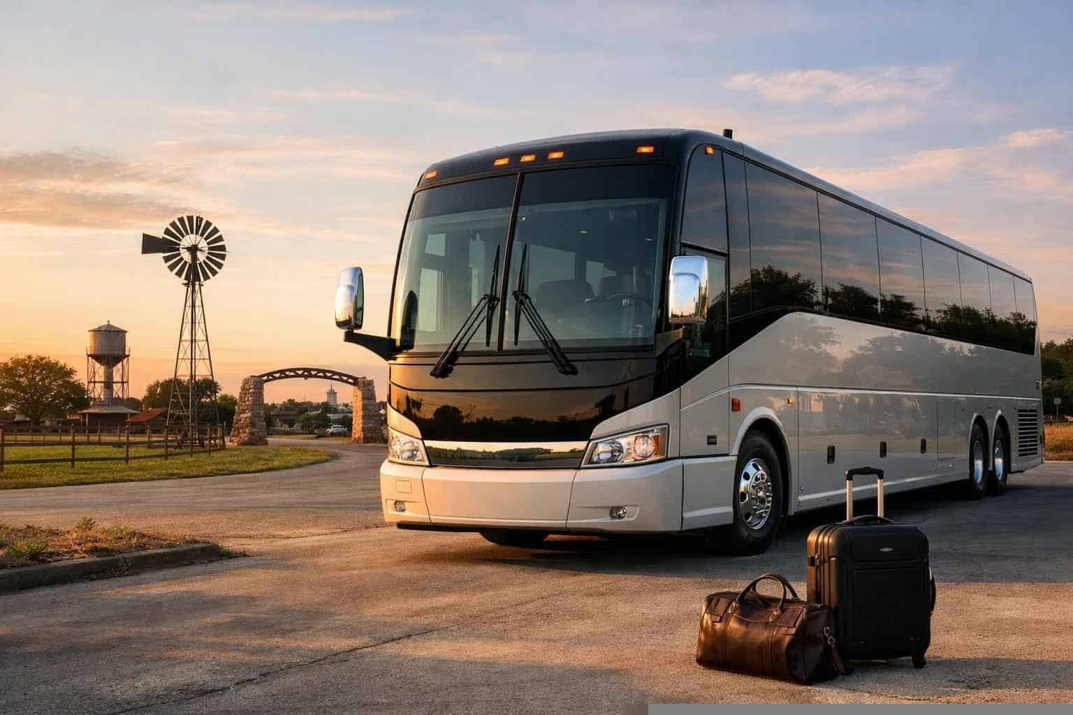 Charter Bus Rental Near Me Pleasanton TX