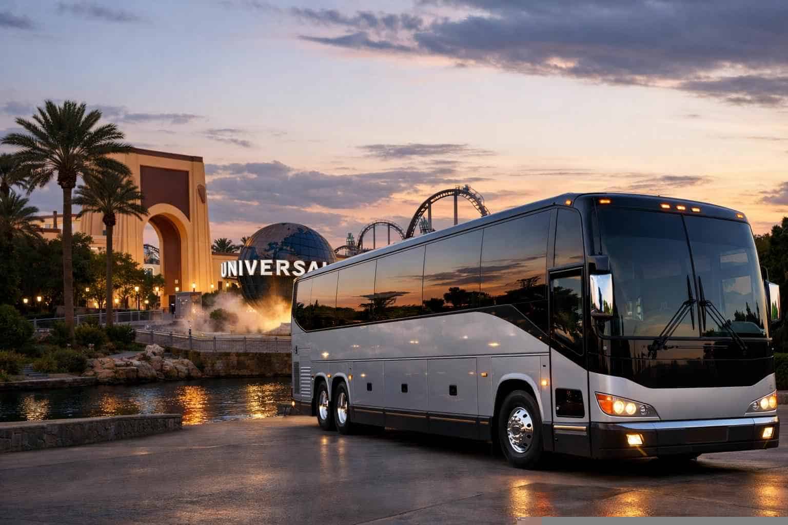 Charter Bus Rental Near Me Universal City TX