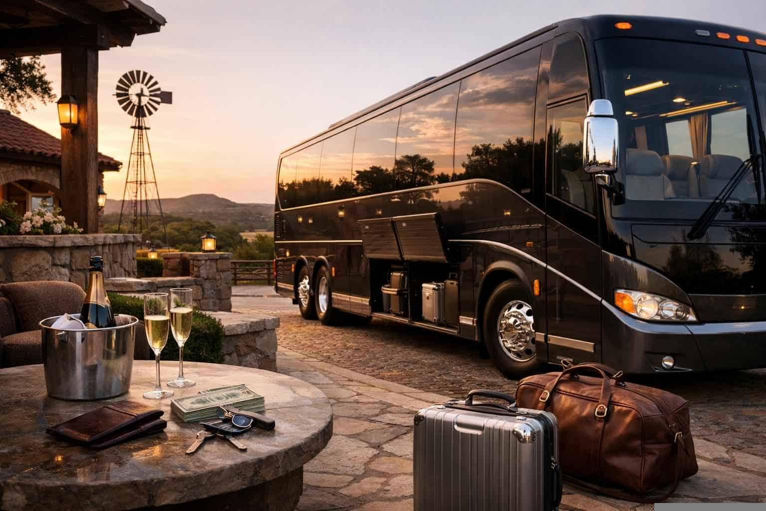 Charter Bus Rental Prices in Boerne TX
