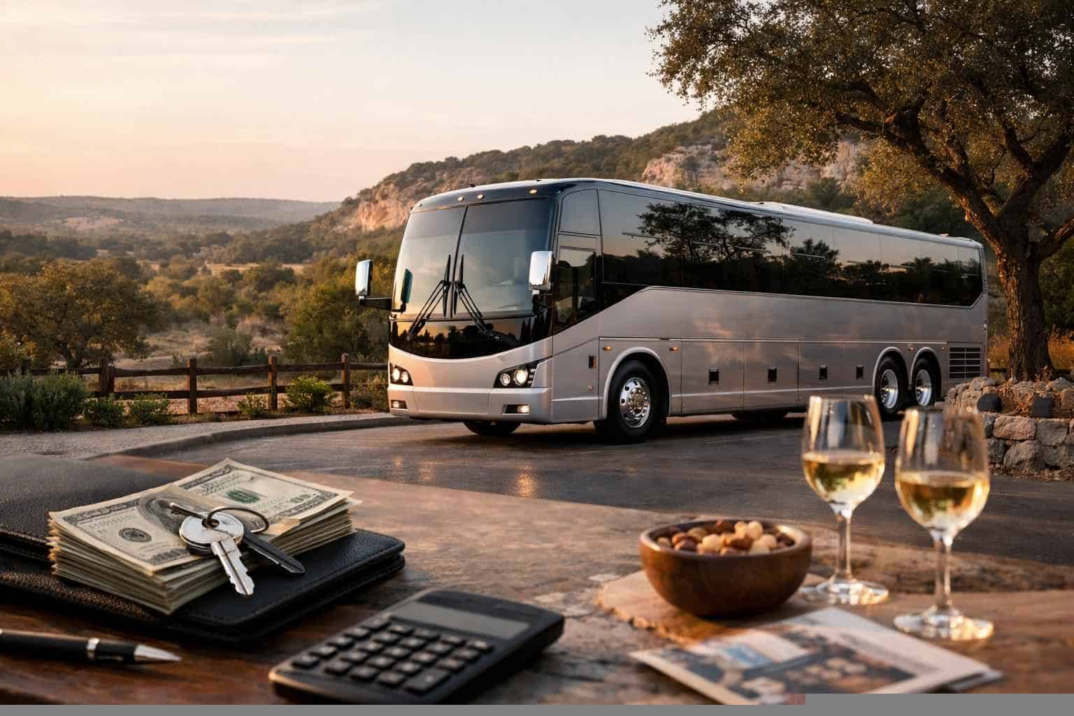 Charter Bus Rental Prices in Bulverde TX