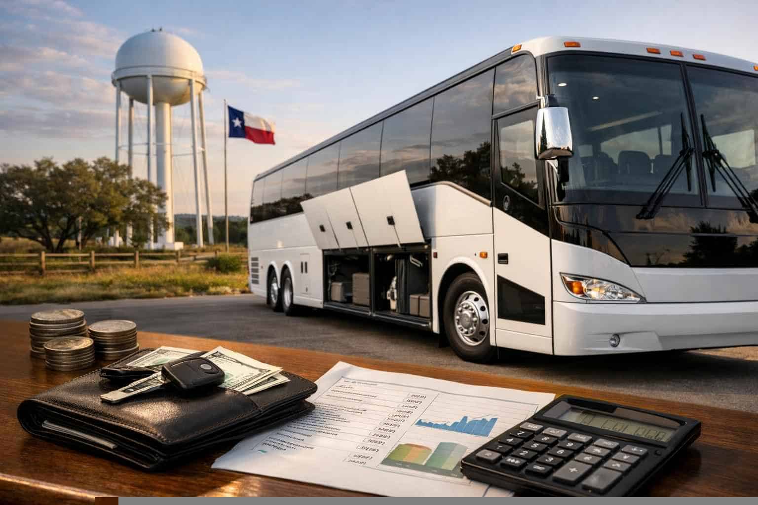 Charter Bus Rental Prices in Cibolo TX