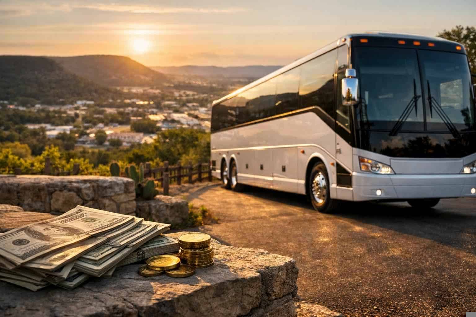 Charter Bus Rental Prices in Helotes TX