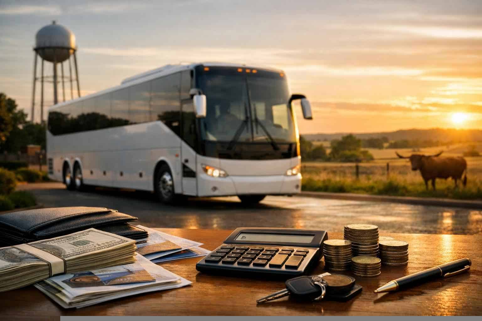 Charter Bus Rental Prices in Schertz TX