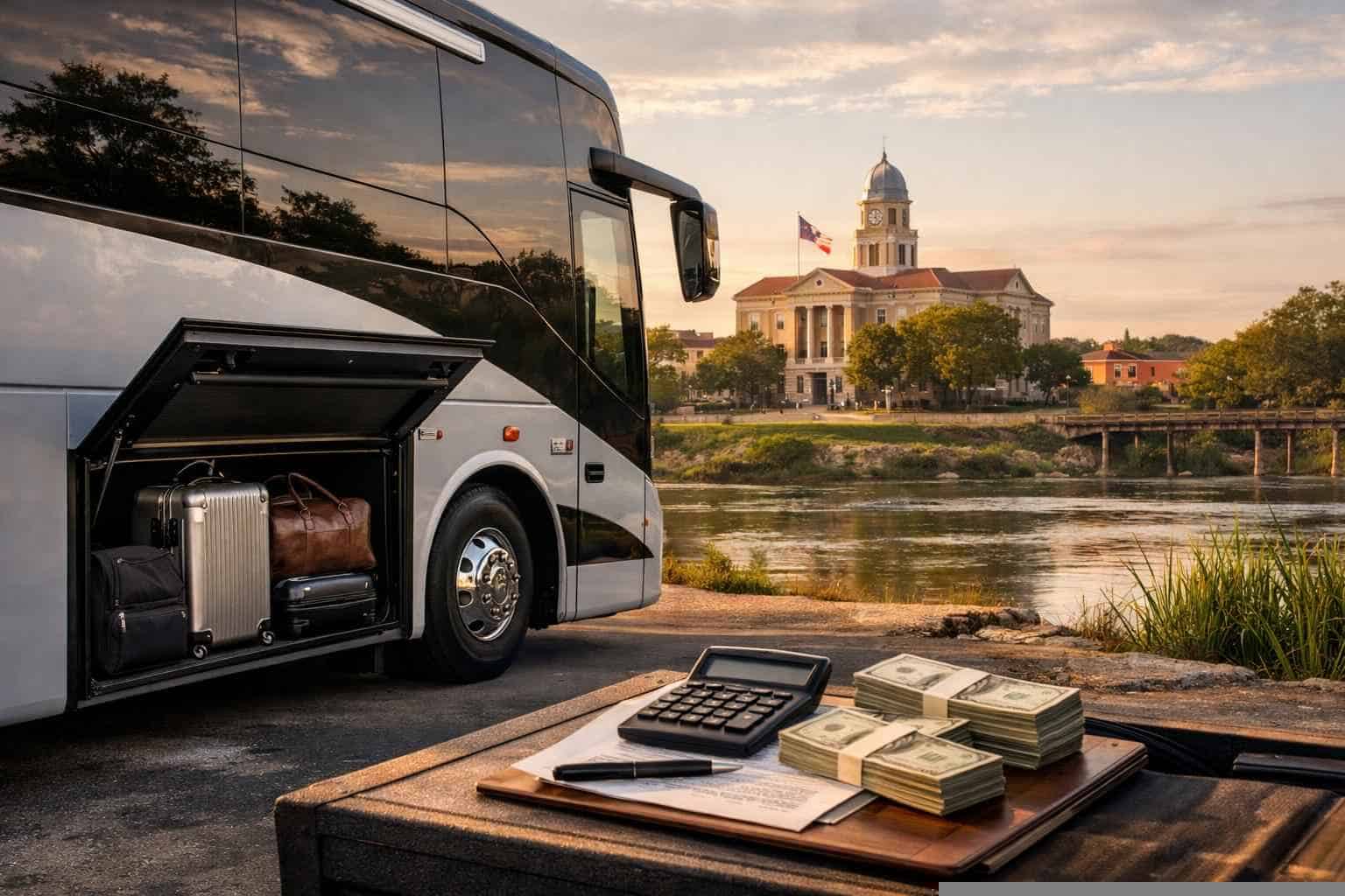 Charter Bus Rental Prices in Seguin TX