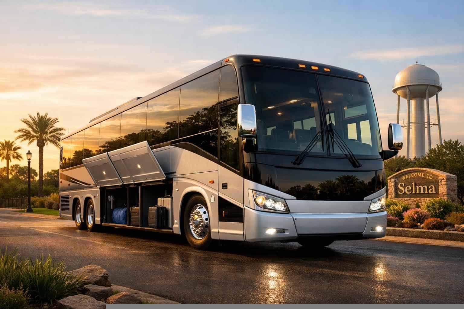 Charter Bus Rental Selma TX