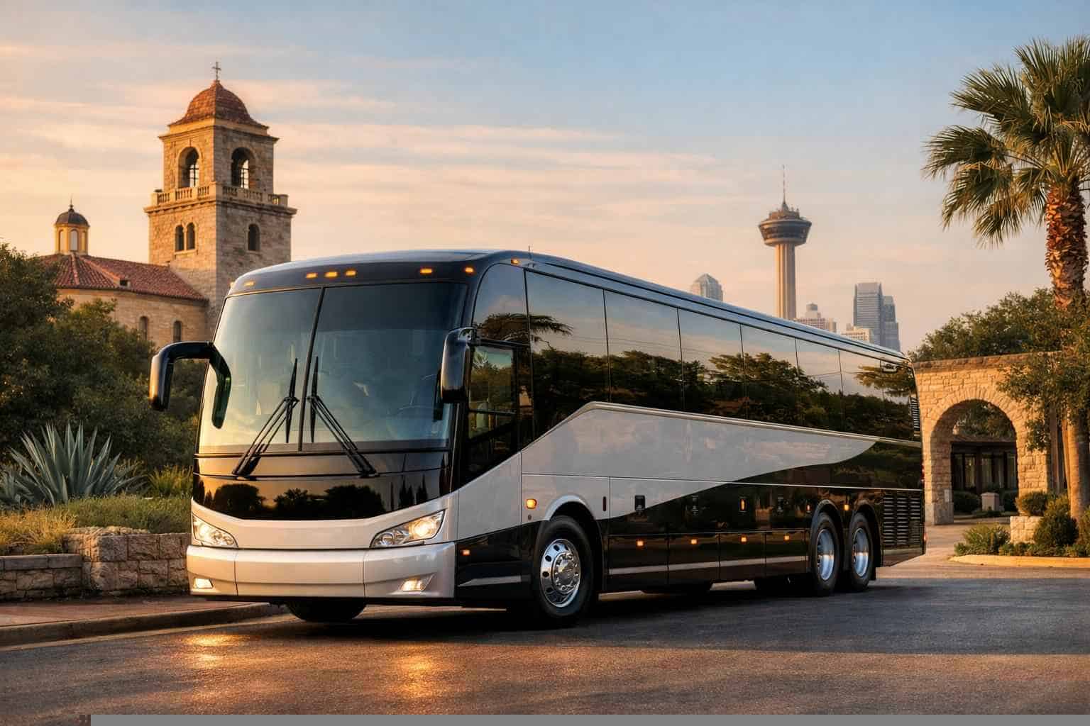 Charter Bus Rental Services in Alamo Heights Texas