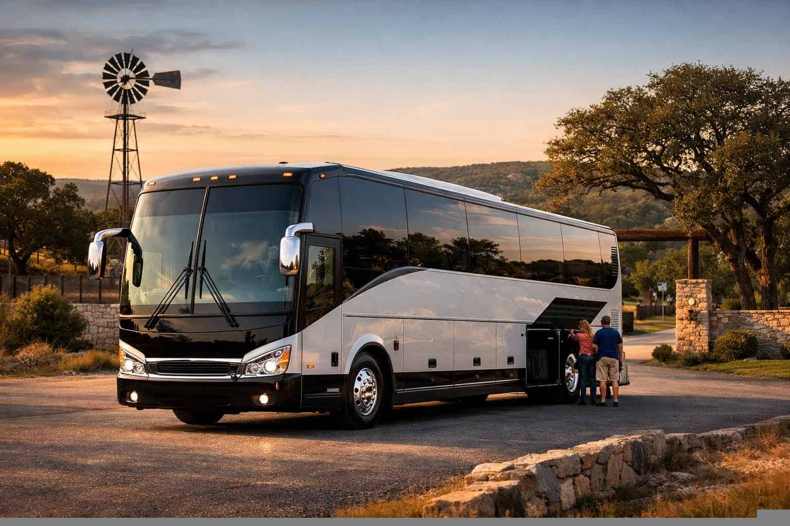 Charter Bus Rental Services in Bulverde Texas