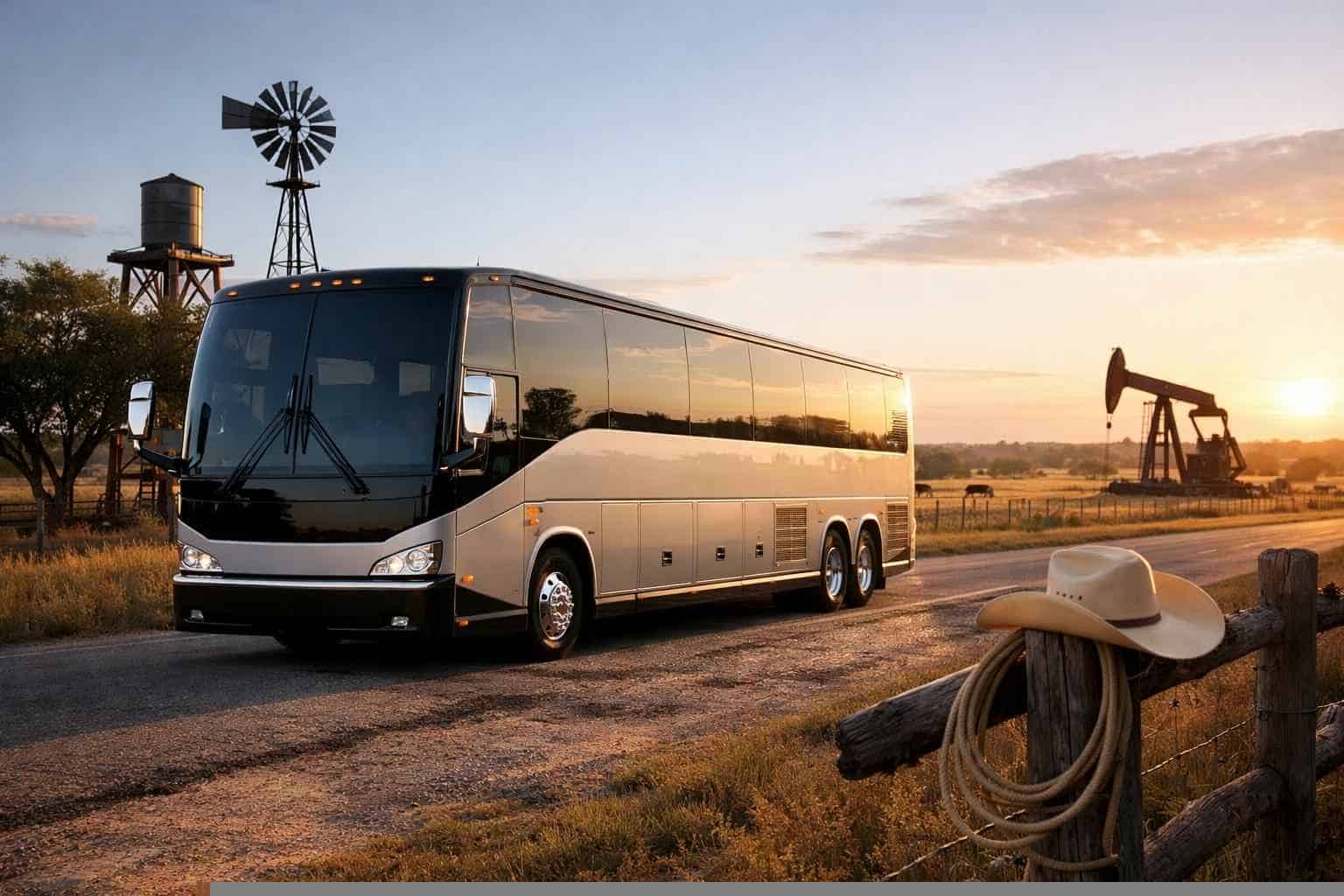 Charter Bus Rental Services In Pleasanton Texas