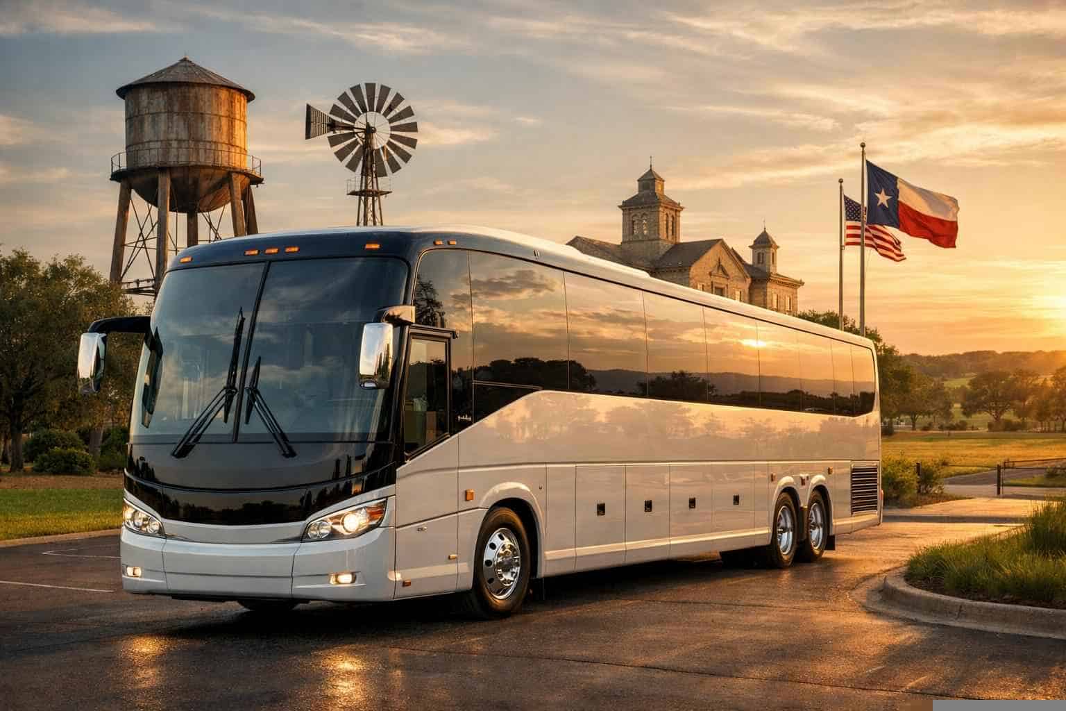 Charter Bus Rental Services in Schertz Texas