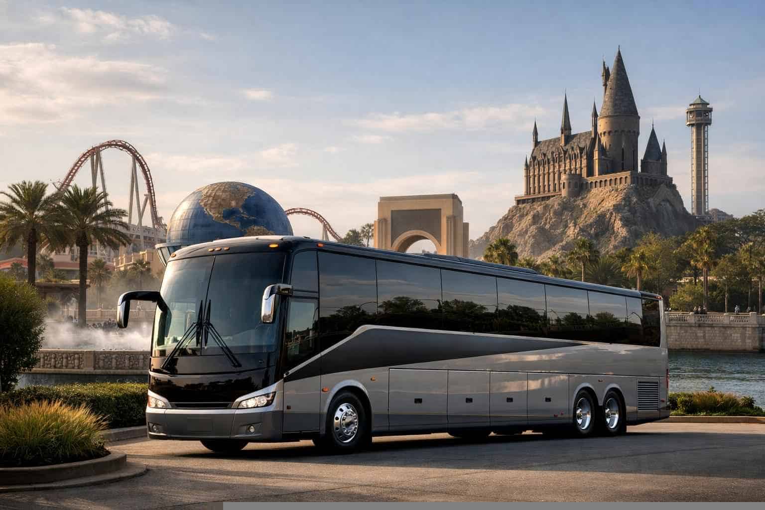 Charter Bus Rental Services in Universal City Texas