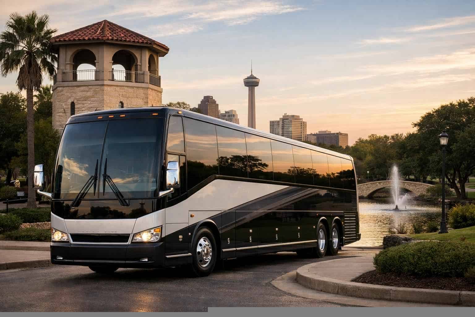 Charter Bus Rental Services In Windcrest Texas