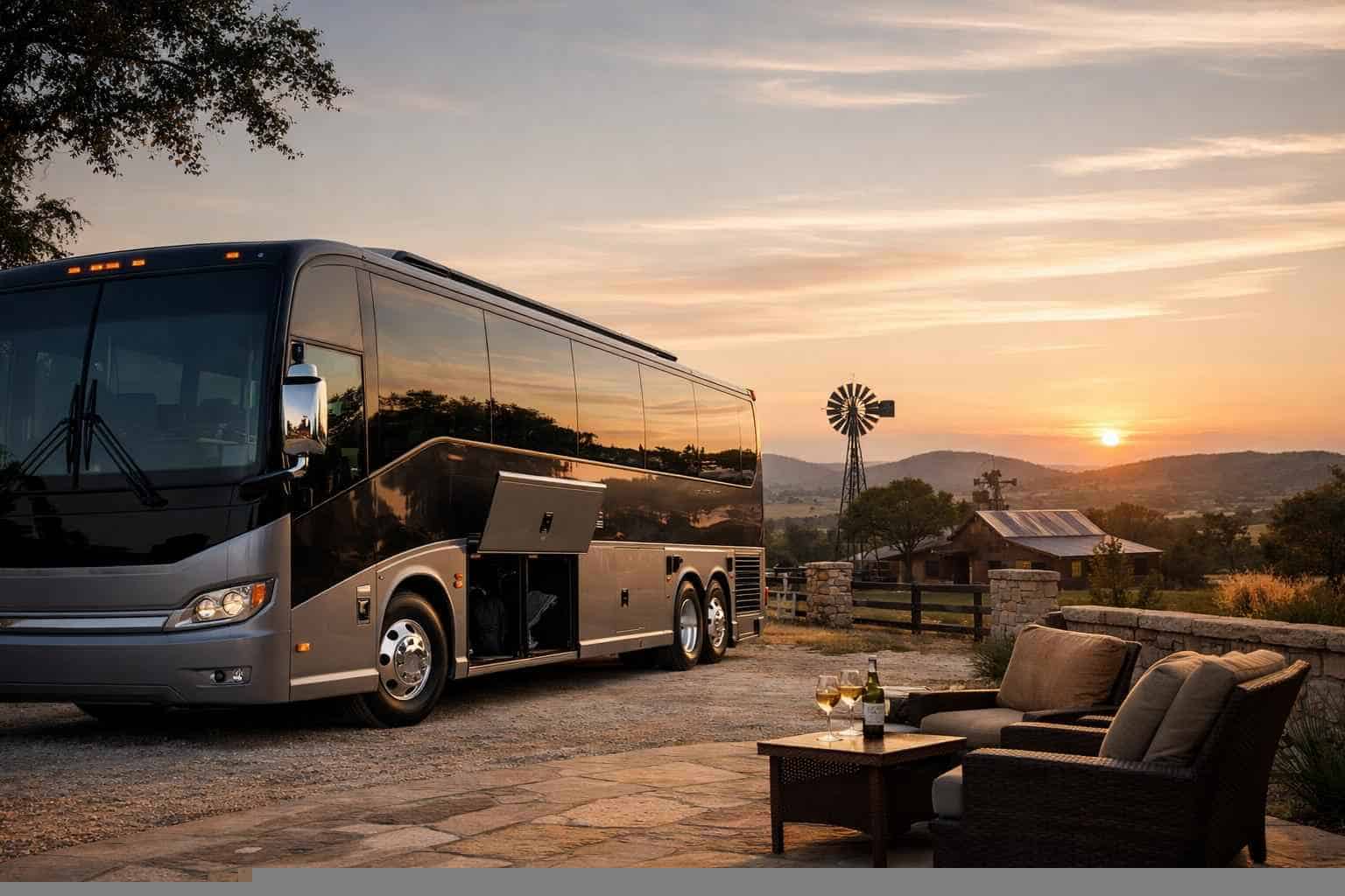 Charter Bus Service Boerne TX