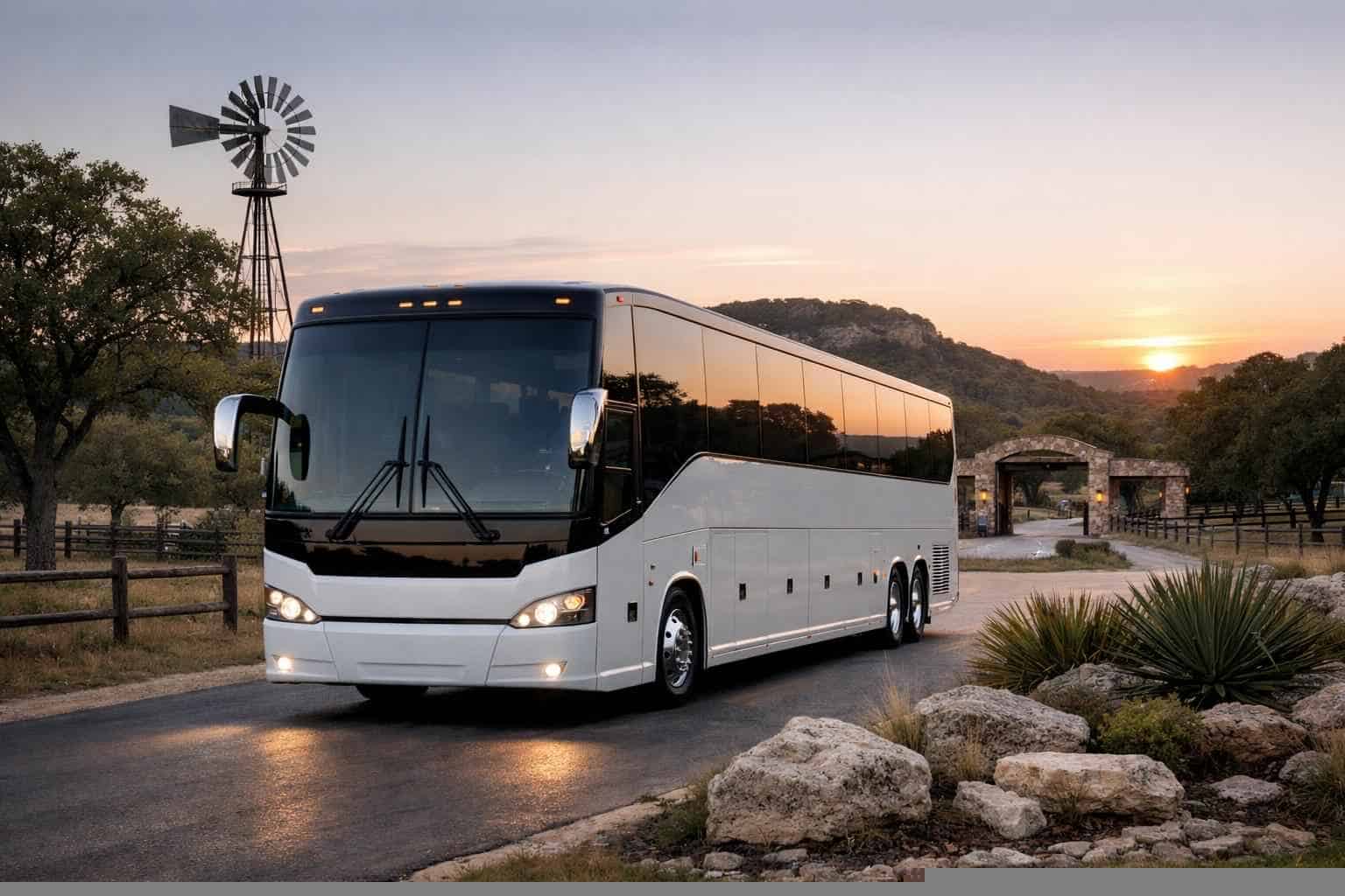 Charter Bus Service Bulverde TX