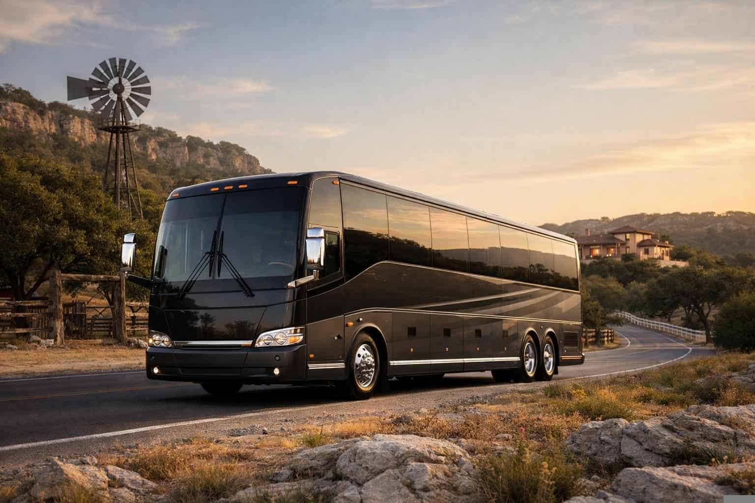 Charter Bus Service Helotes TX