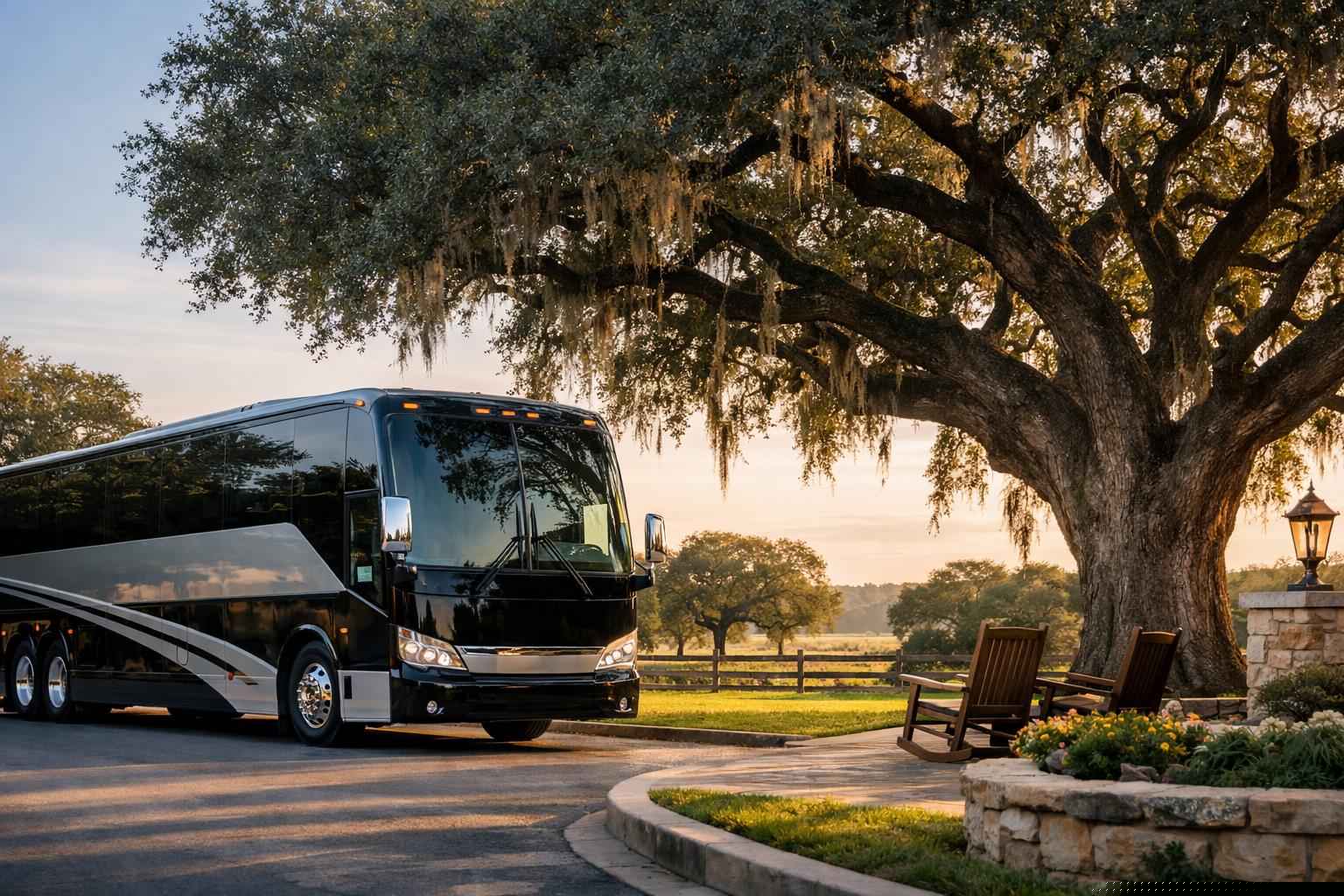 Charter Bus Service Live Oak TX