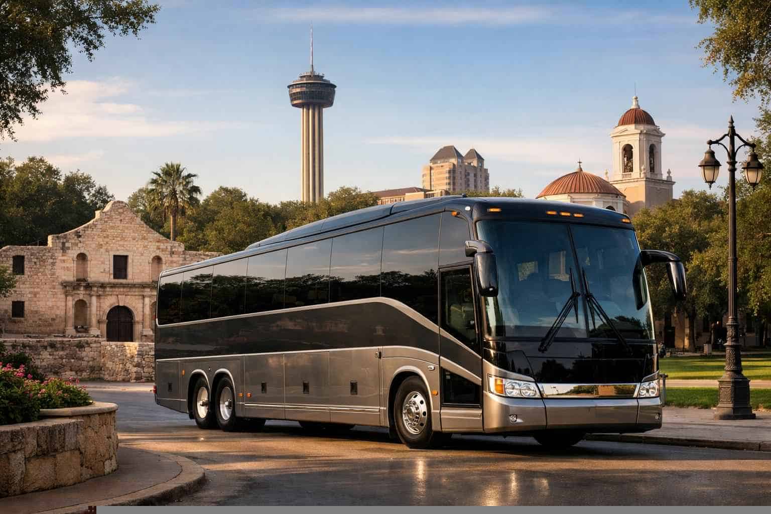Charter Buses in Alamo Heights Texas