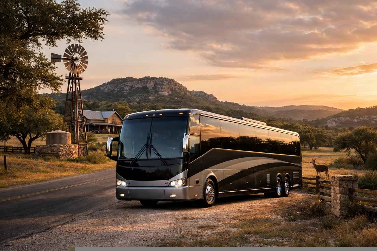 Charter Buses in Bulverde Texas