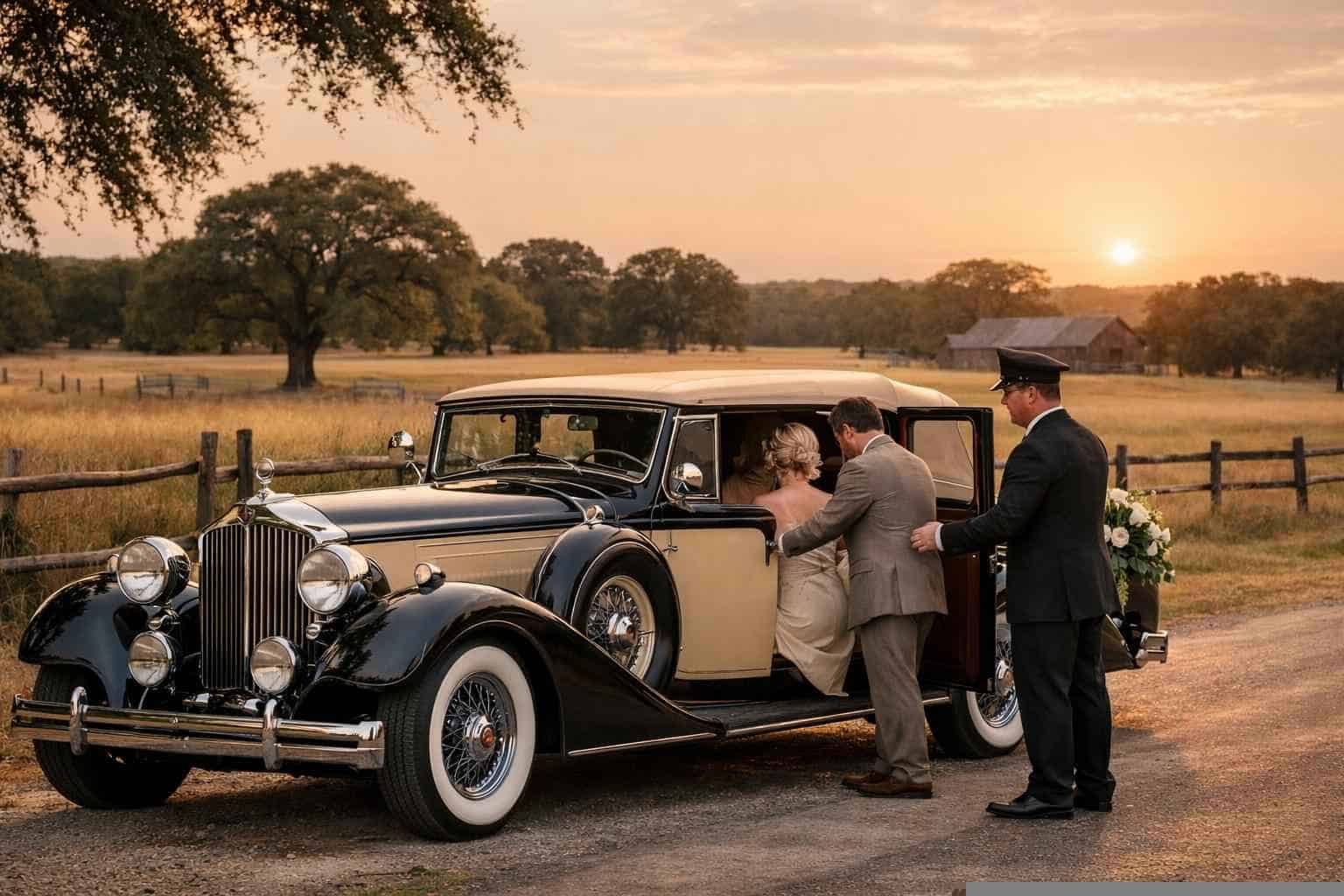 Cibolo Texas Antique Vehicle Rental with Driver