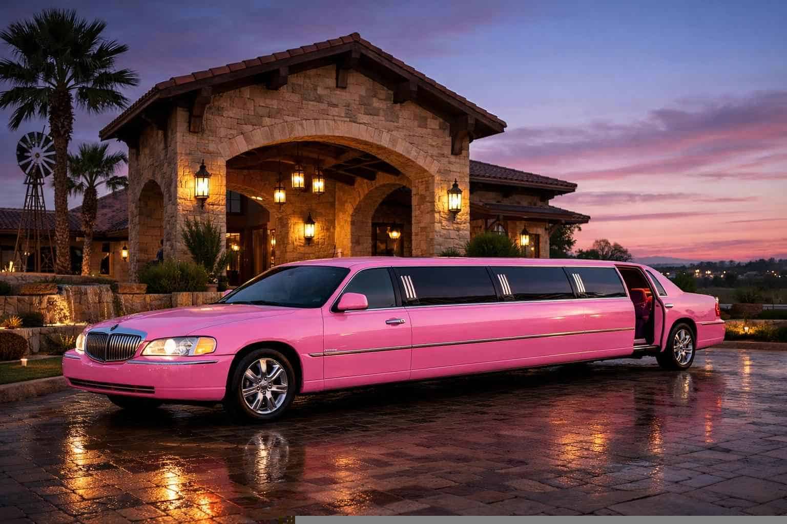 Cibolo Texas Pink Limo Rental
