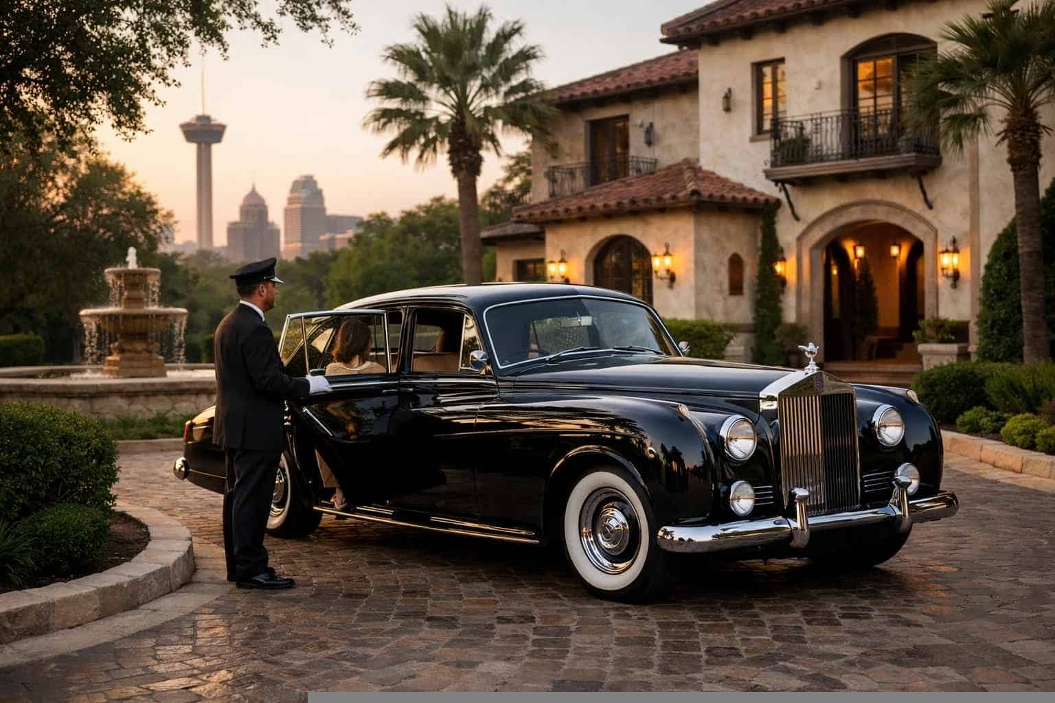 Classic Car Chauffeur Service Near Me Alamo Heights TX