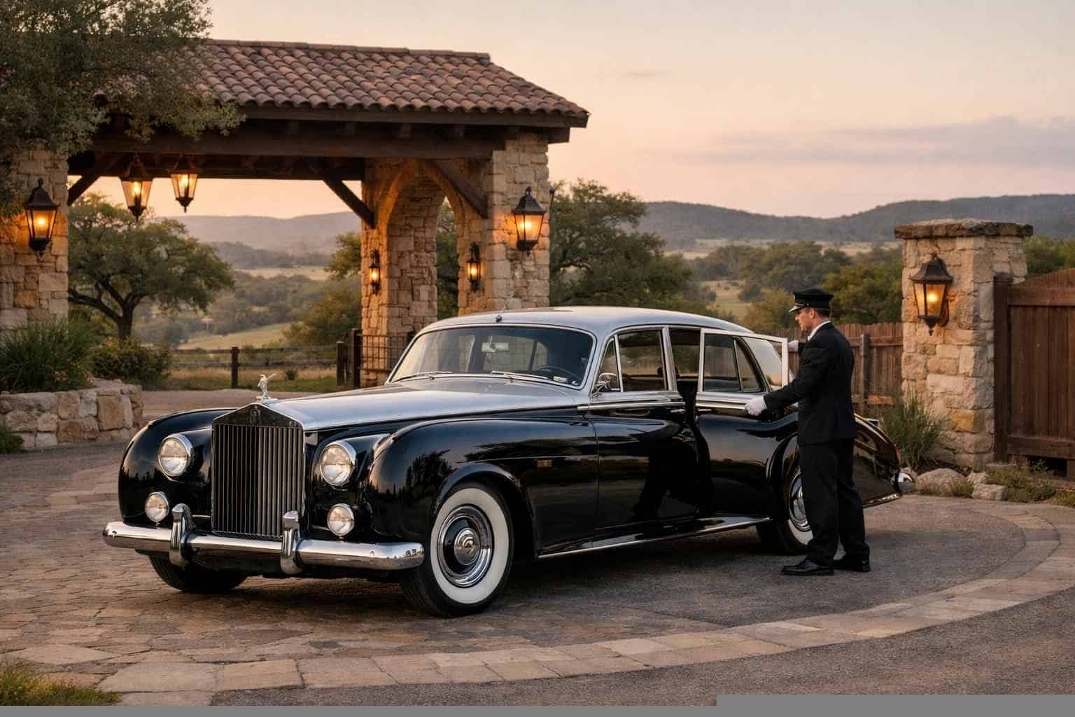 Classic Car Chauffeur Service Near Me Bulverde TX