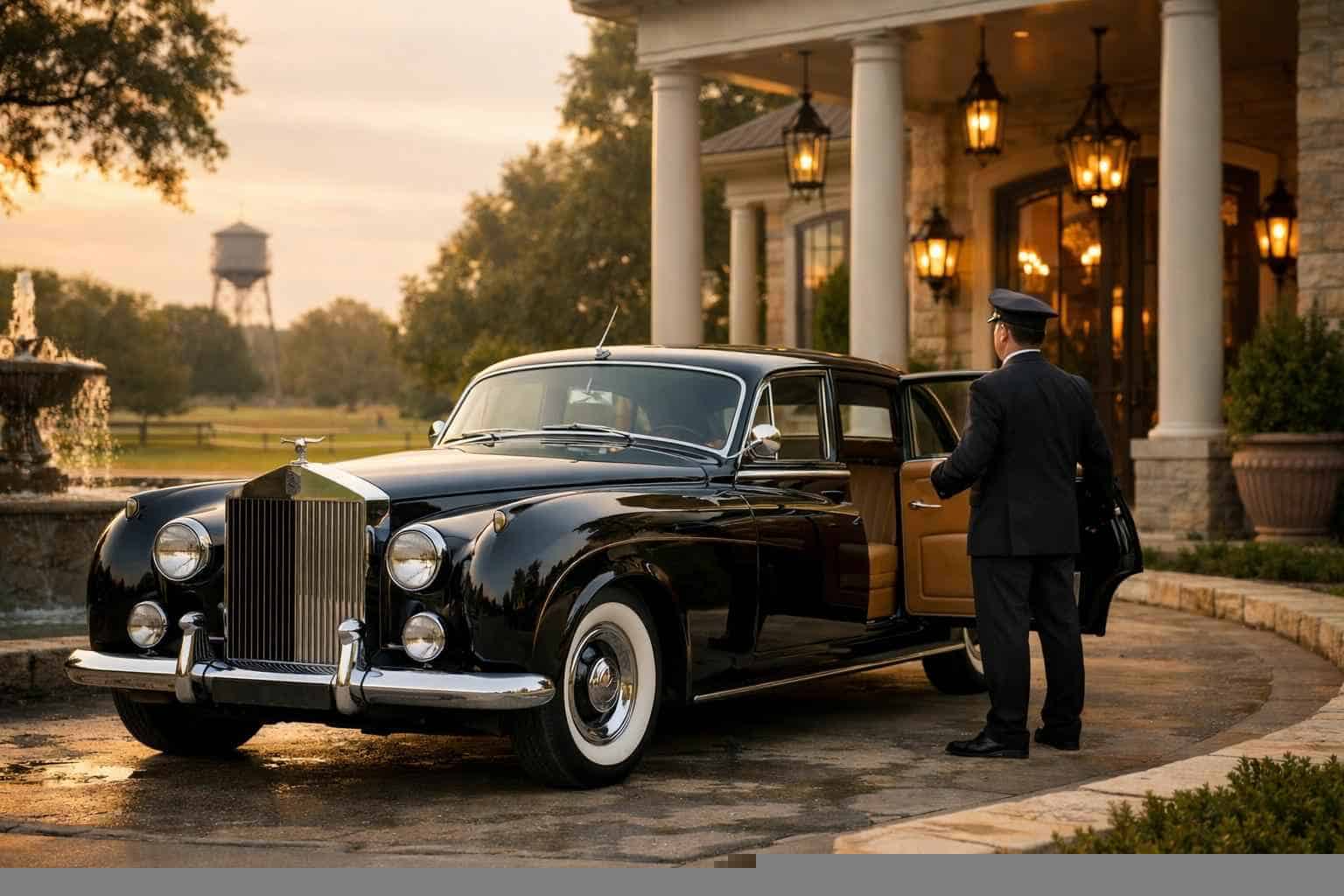 Classic Car Chauffeur Service Near Me Selma TX
