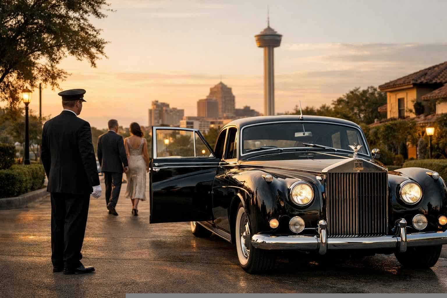 Classic Car Chauffeur Service Near Me Windcrest TX