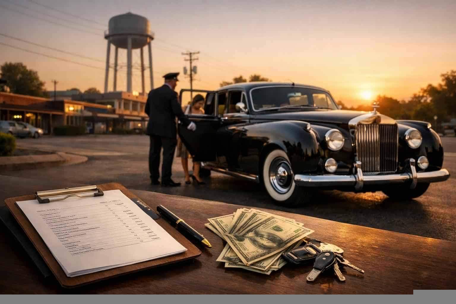 Classic Car Chauffeur Service Prices in Converse TX