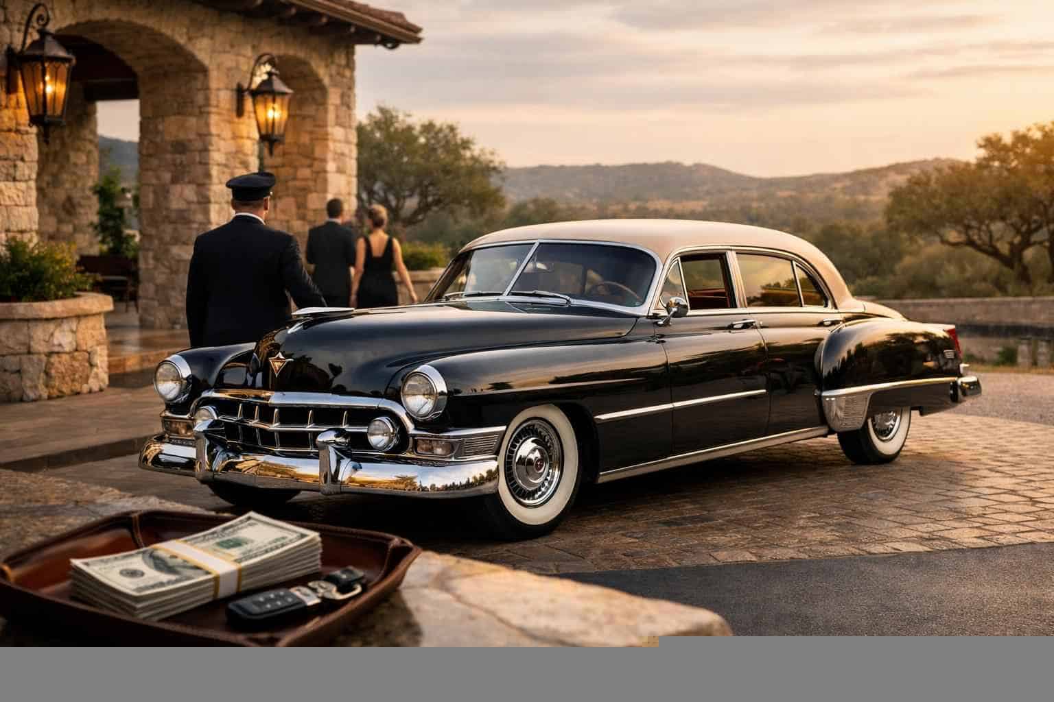 Classic Car Chauffeur Service Prices in Helotes TX