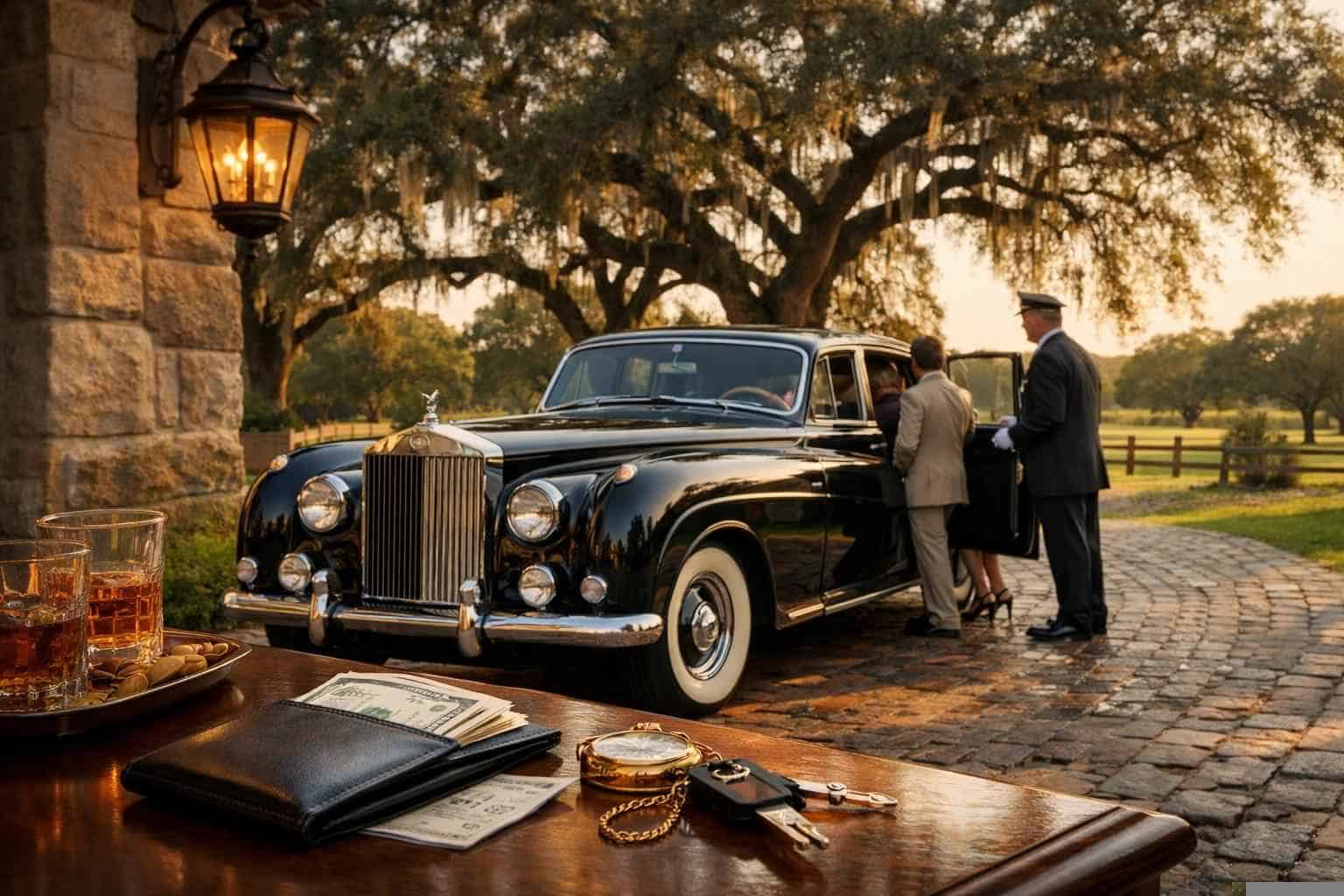 Classic Car Chauffeur Service Prices in Live Oak TX