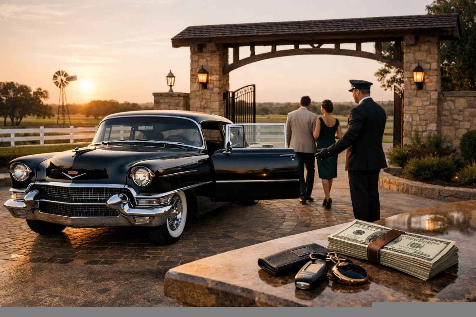 Classic Car Chauffeur Service Prices in Pleasanton TX