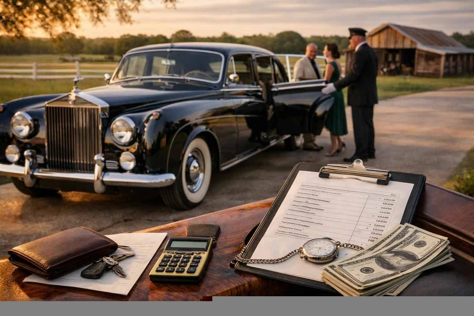 Classic Car Chauffeur Service Prices in Selma TX