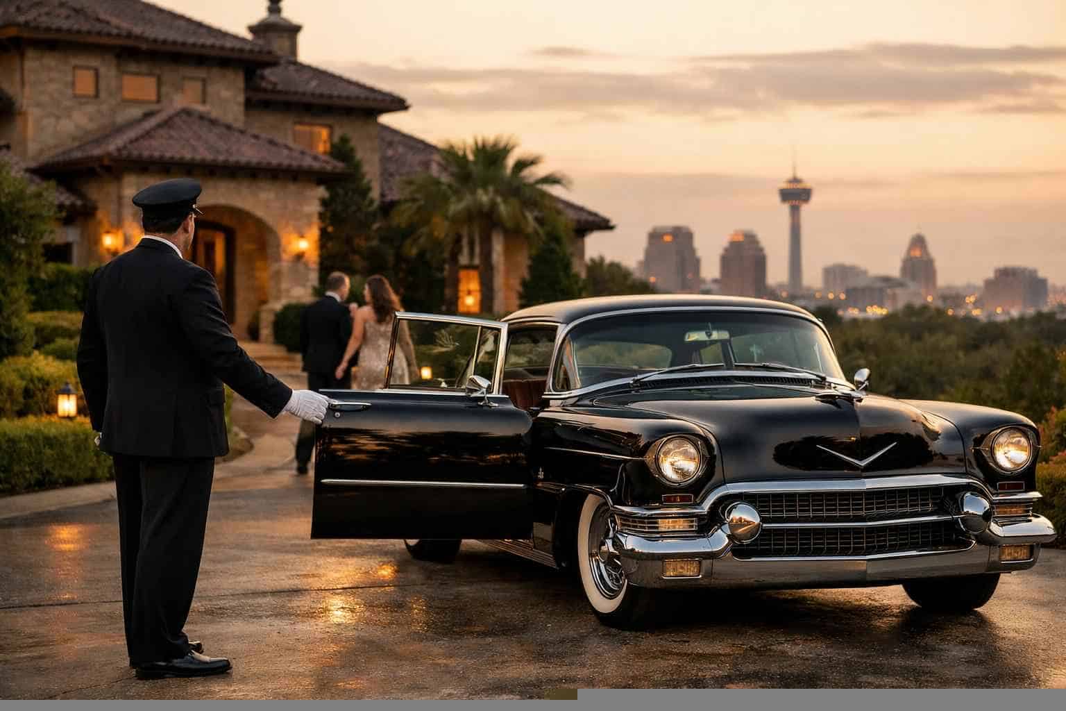 Classic Car Chauffeur Service Windcrest TX