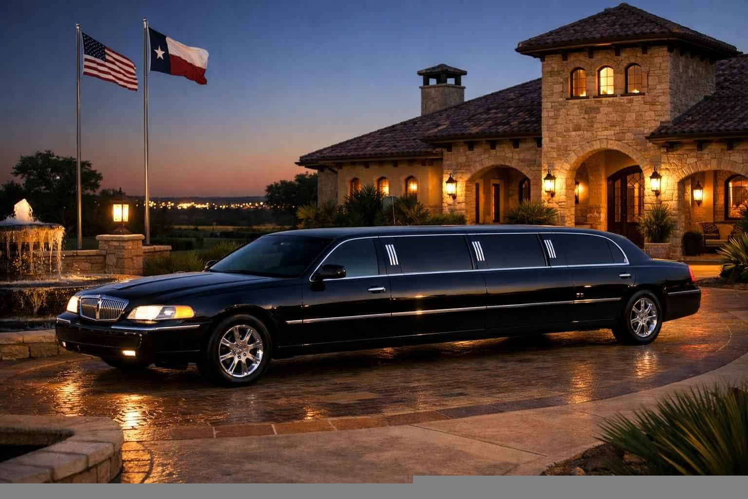 Converse Texas Black Limo Rental