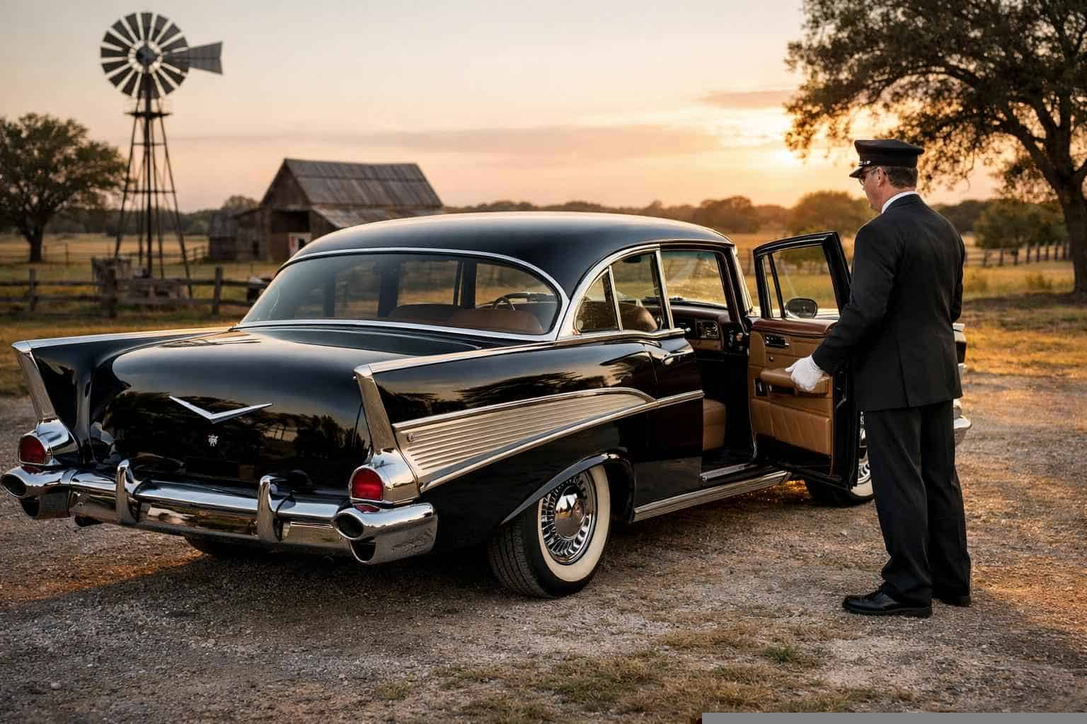 Converse Texas Classic Car Chauffeur Service