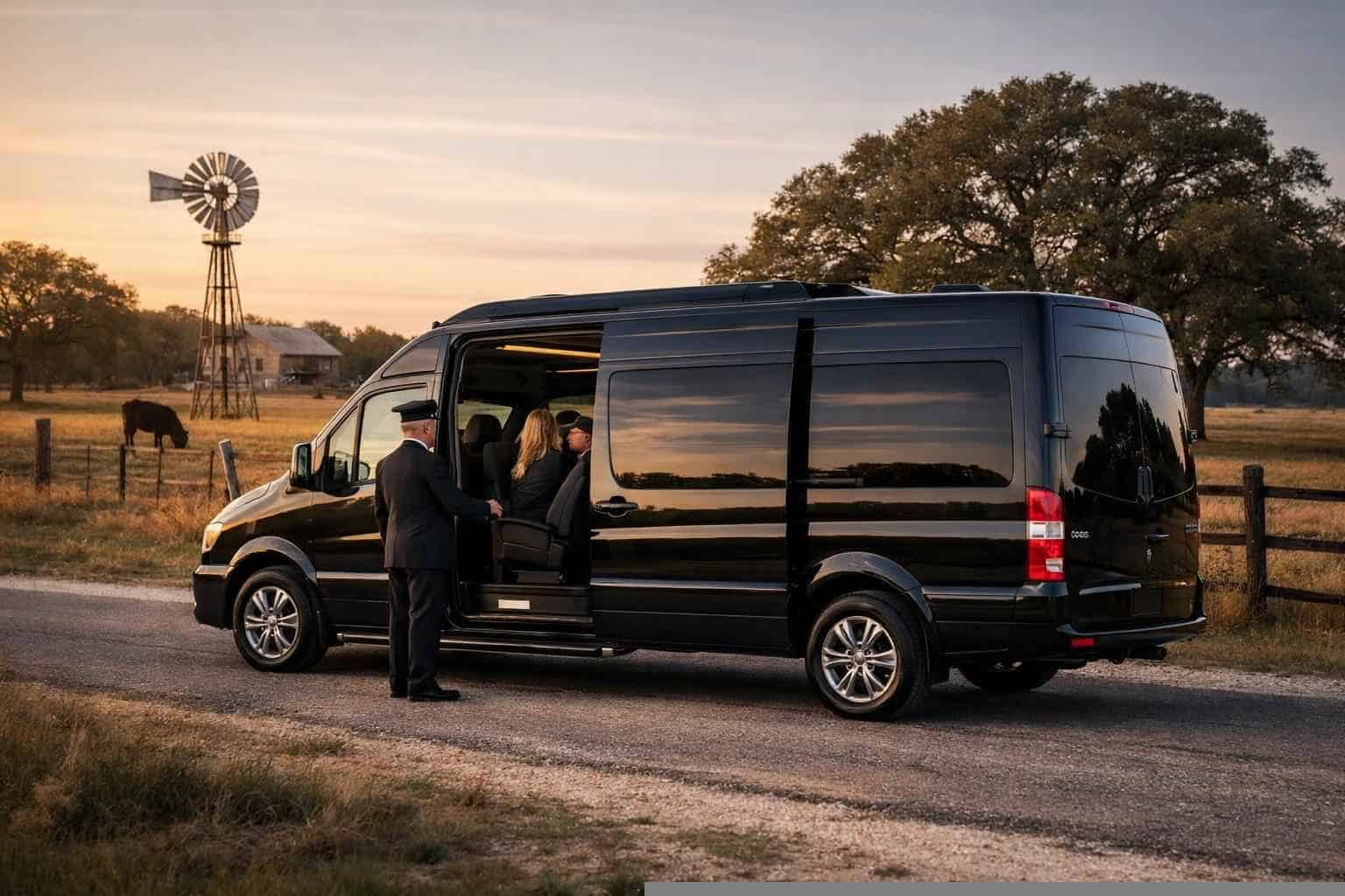 Floresville Texas Passenger Van with Driver