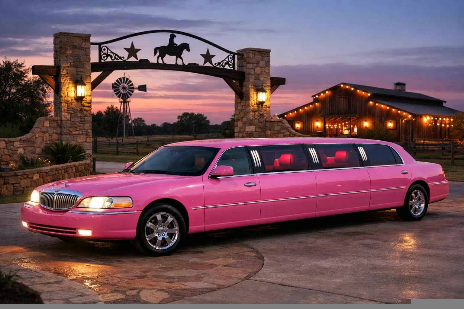 Floresville Texas Pink Limo Rental