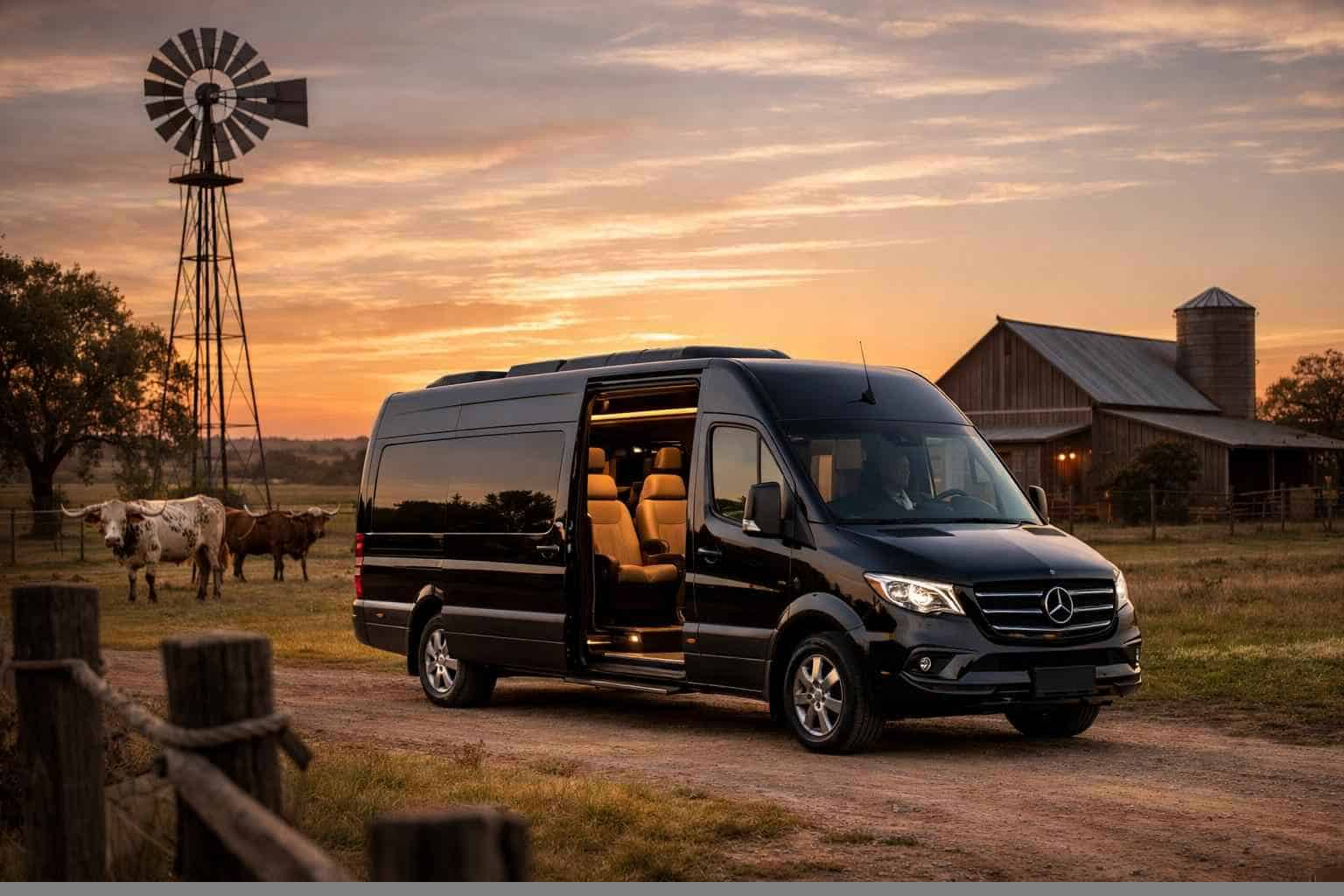 Floresville Texas Sprinter Van Rental with Driver