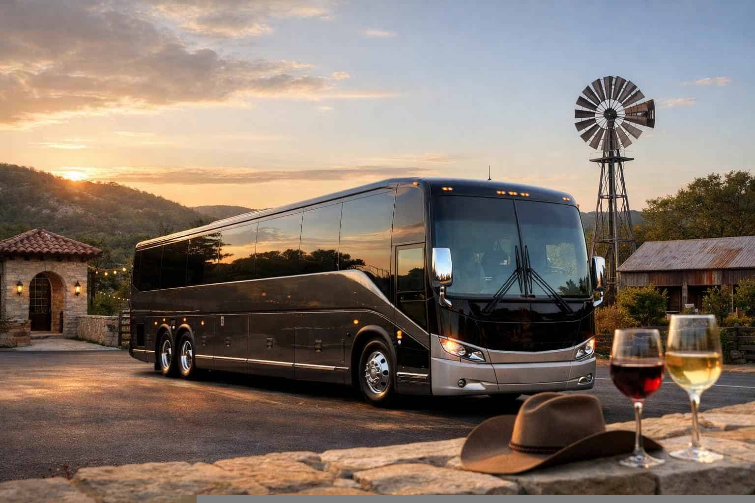 Helotes Texas Charter Bus Rental