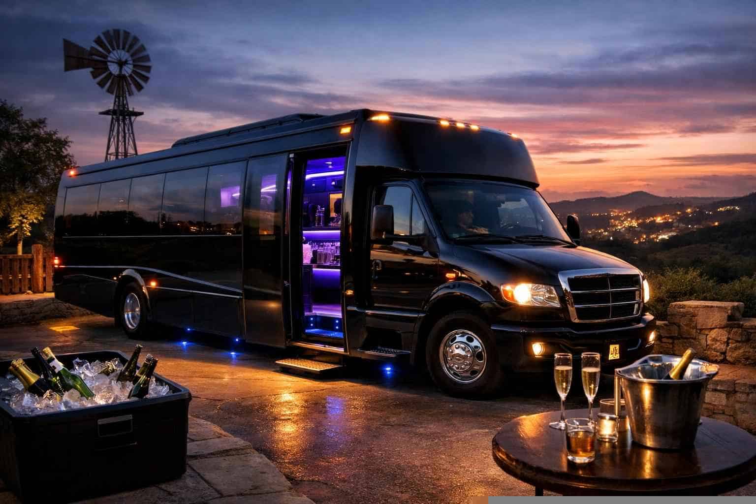 Helotes Texas Party Bus Rental