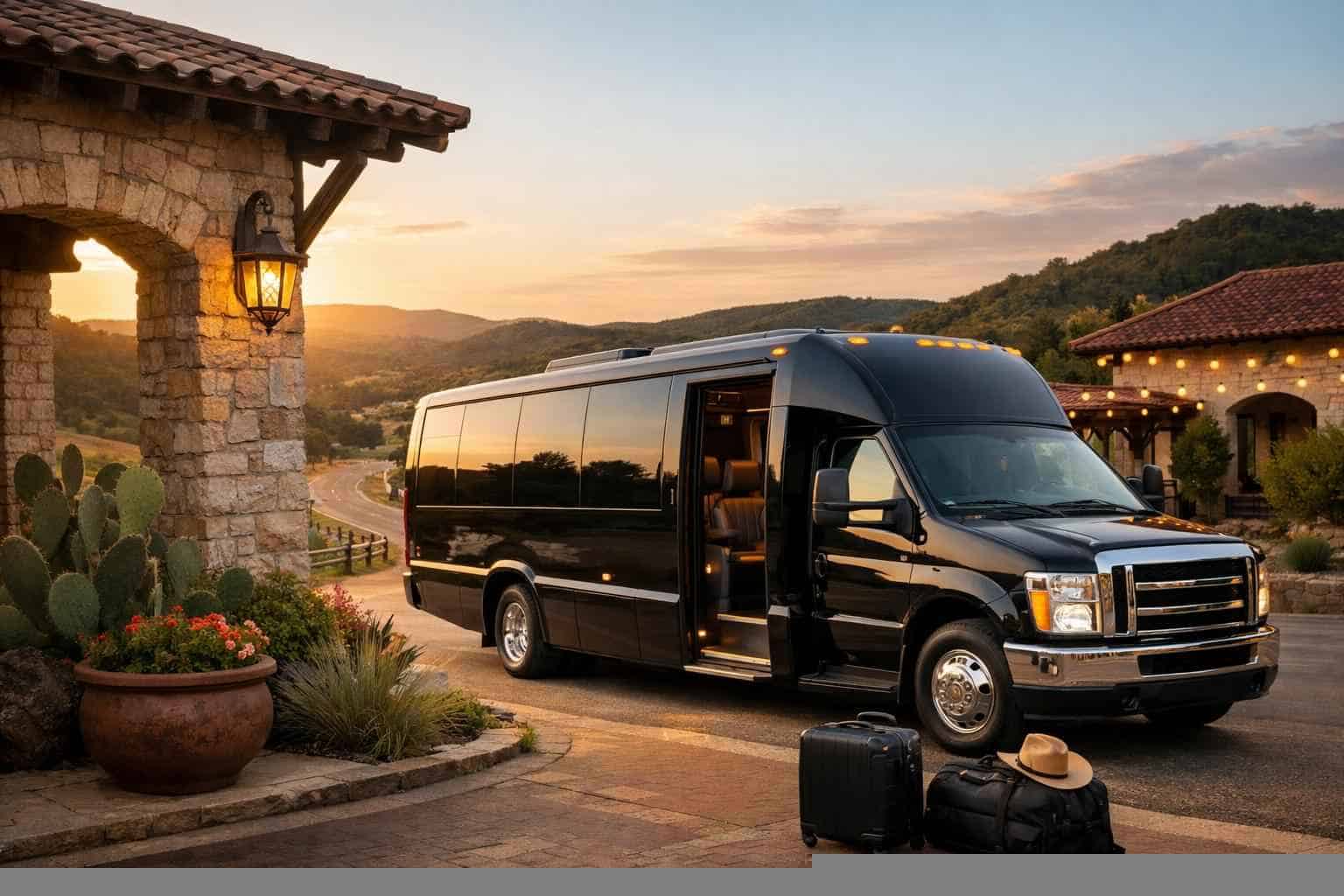 Helotes Texas Shuttle Bus Rental