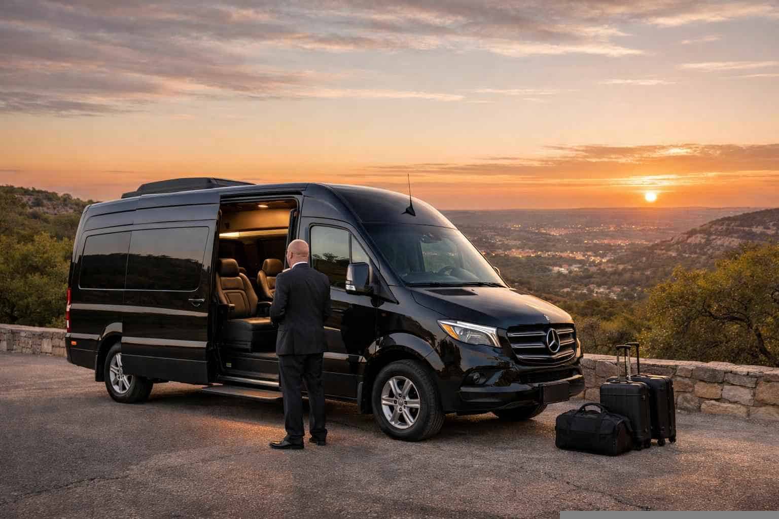 Helotes Texas Sprinter Van Rental with Driver