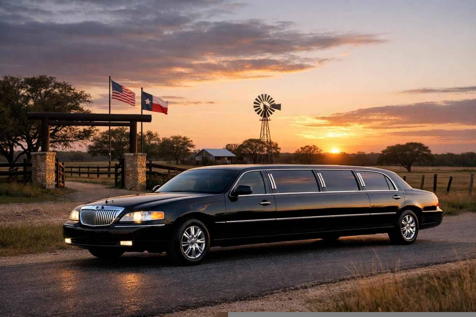 La Vernia Texas Black Limo Rental