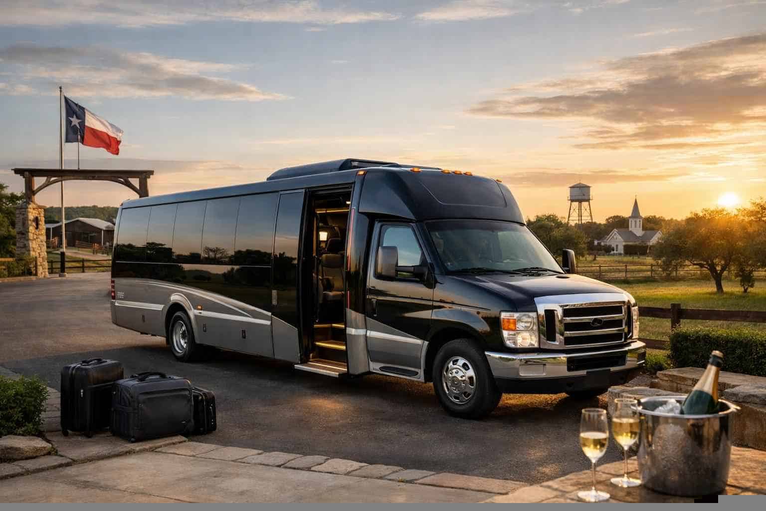 La Vernia Texas Shuttle Bus Rental