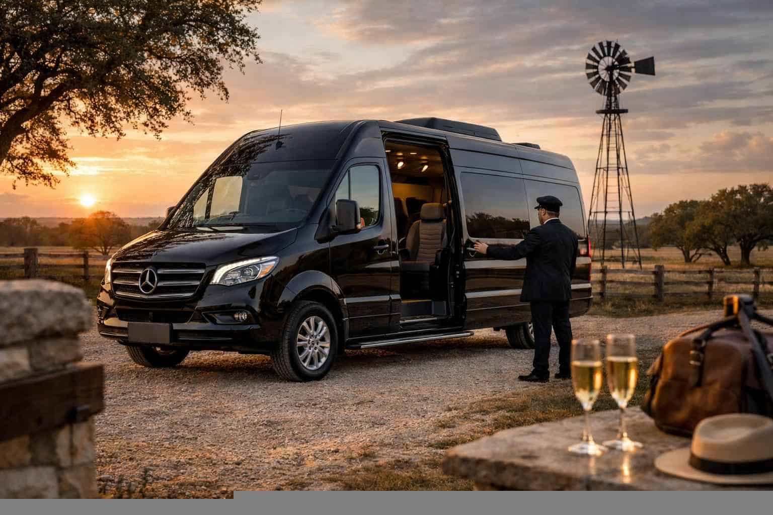 La Vernia Texas Sprinter Van Rental with Driver