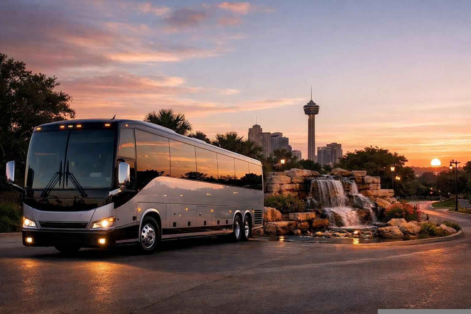 Leon Valley Texas Charter Bus Rental