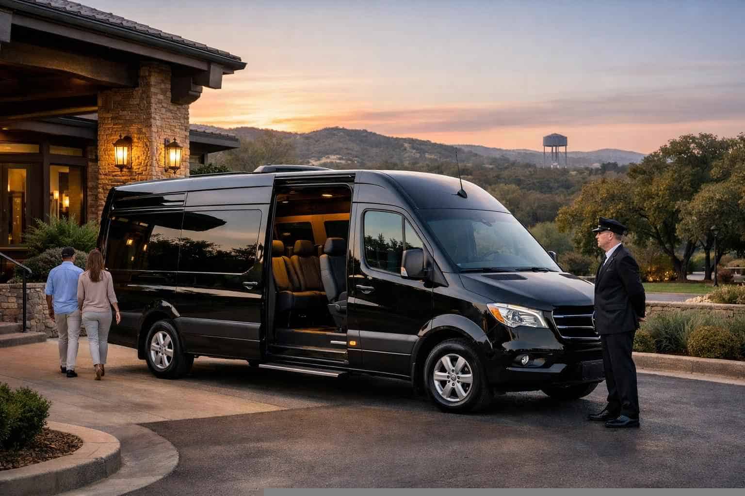 Leon Valley Texas Passenger Van with Driver