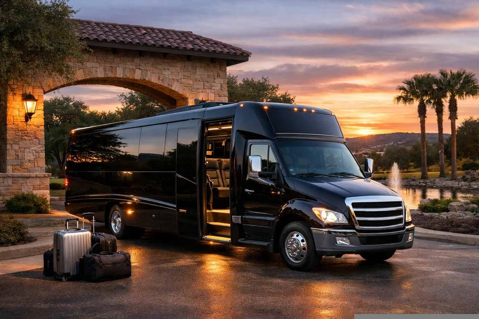 Leon Valley Texas Shuttle Bus Rental
