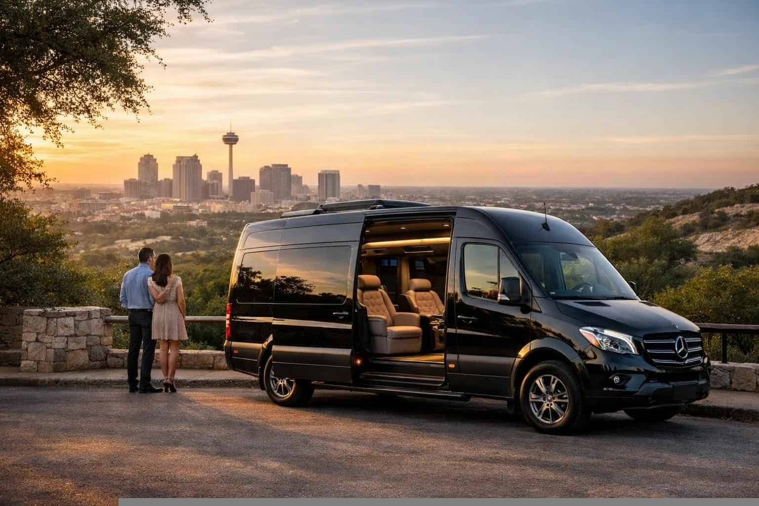 Leon Valley Texas Sprinter Van Rental with Driver